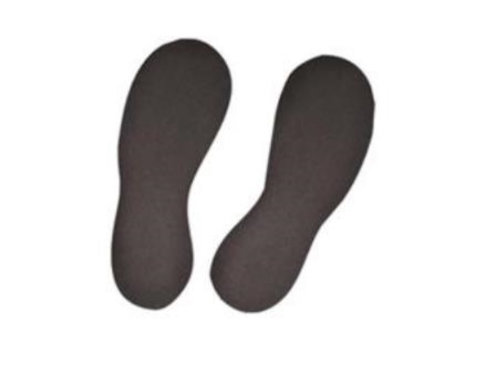 FOOT PROTECTORS STICKY FEET BLACK - 6 Count - MS
