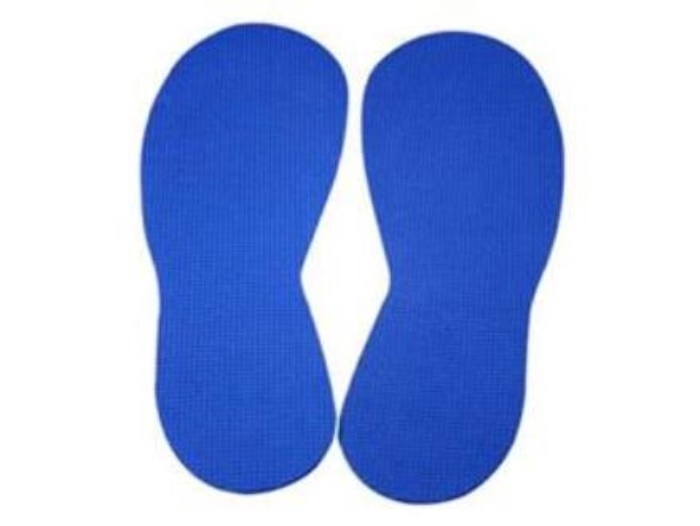 FOOT PROTECTORS STICKY FEET BLUE - 6 Count - MS