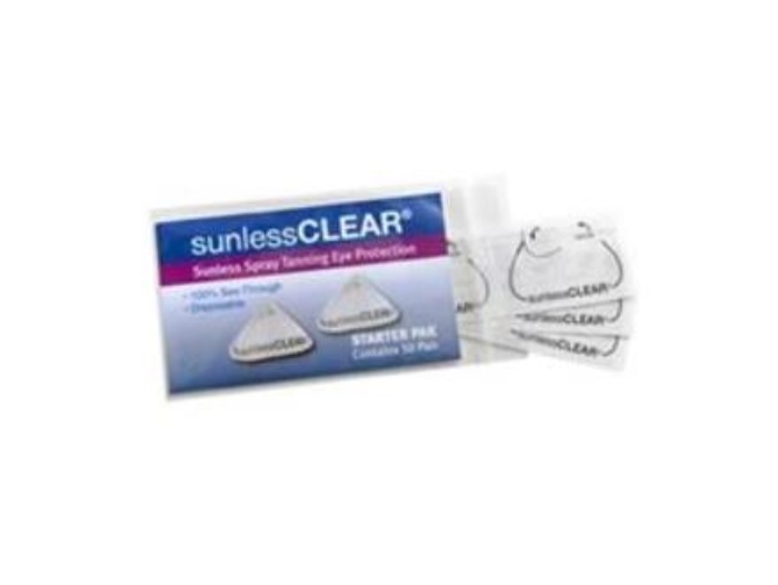 SUNLESS CLEAR EYECOVER - 50 Count - MS