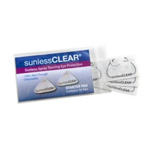 Sunless Clear Disposable Eyewear - Pack 50 Pair