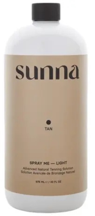 LIGHT SOLUTION - 33.8oz - Airbrush Spray Tan Solution By Sunna