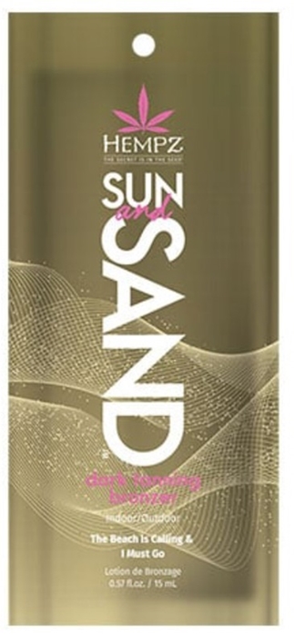 SUN & SAND BRONZER - Pkt - Tanning Lotion By Hempz