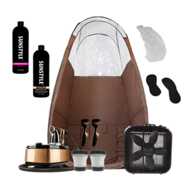Maxi Mist Allure Spray System With Sunstyle Sunless Bundle BROWN - Kit - Maxi Mist