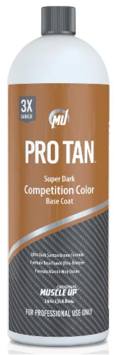 Competition Color Super Dark Base Coat - 33.8oz - By ProTan Muscle Up