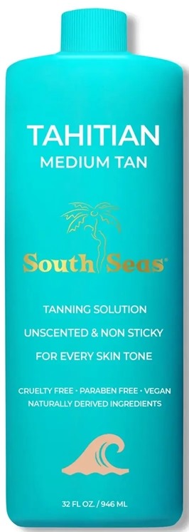 South Seas TAHITIAN NATURAL Spray Tan Solution - 32oz