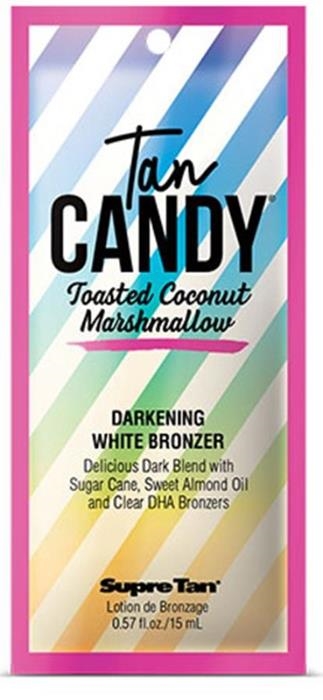 Tan Candy Toasted Coconut DHA White Bronzer - Pkt- Tanning Lotion By Supre