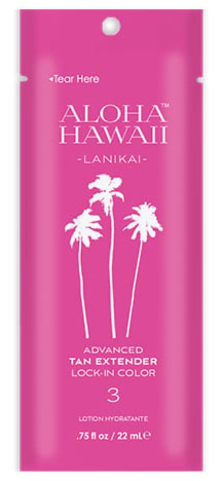 ALOHA HAWAII LANIKAI LOCK IN COLOR - Pkt - Tanning Lotion By Tan Inc