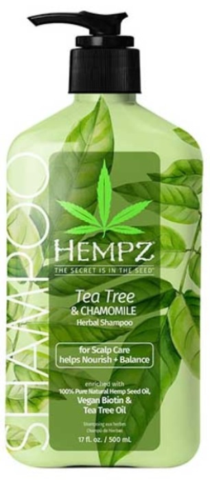 TEA TREE & CHAMOMILE HERBAL SHAMPOO - Btl 17 - Hempz Skin Care By Supre