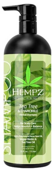 TEA TREE & CHAMOMILE HERBAL SHAMPOO - Btl 33.8 - Hempz Skin Care By Supre
