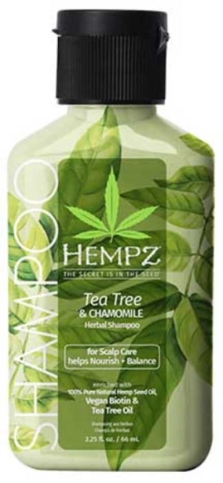 TEA TREE & CHAMOMILE HERBAL SHAMPOO - Mini 2.25 - Hempz Skin Care By Supre