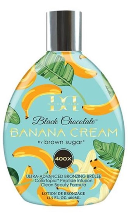 Black Chocolate Double Dark Banana Cream - Buy 1 Btl Get 2 Pkts FREE - Tanning Lotion By Tan Inc