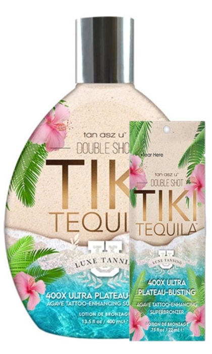 Double Shot Tiki Tequila Bronzer - Buy 1 Btl Get 2 Pkts FREE - Tan Incorporated