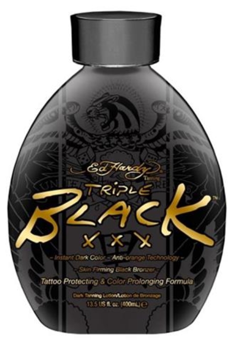 Triple Black Bronzer - Btl - Tanning Lotion By Ed Hardy