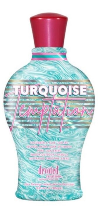 Turquoise Temptation Optimizer - Buy 5 Btls Get 1 FREE - Tanning Lotion By Devoted Creations