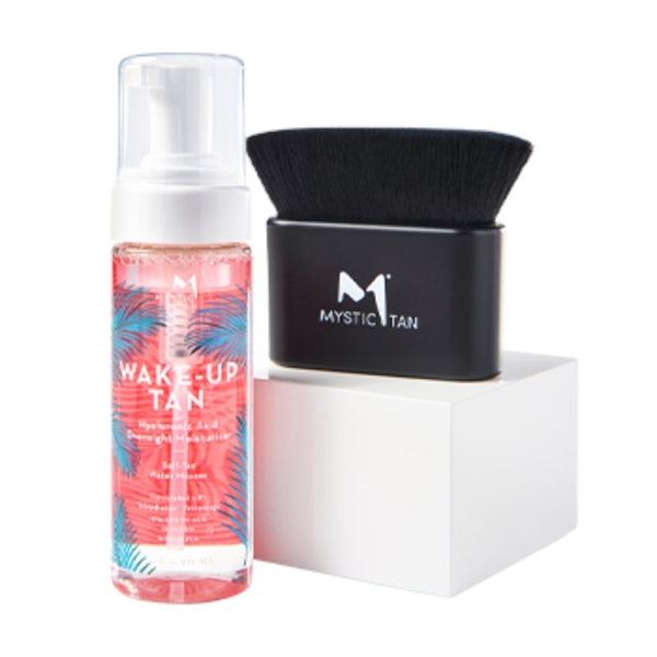 MYSTIC WAKE UP TAN WATER MOUSSE PLUS BRUSH KIT - PrePack - Skin Care By Norvell