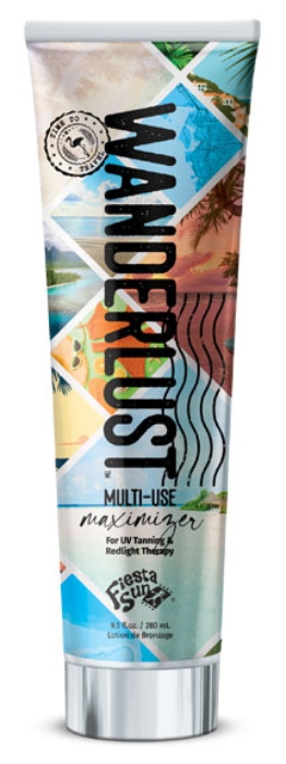 Wanderlust Hybrid Accelerator Tanning Lotion - Bottle - Fiesta Sun