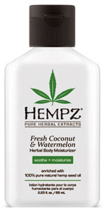 COCONUT & WATERMELON MOISTURIZER - Mini - Hempz Skin Care By Supre