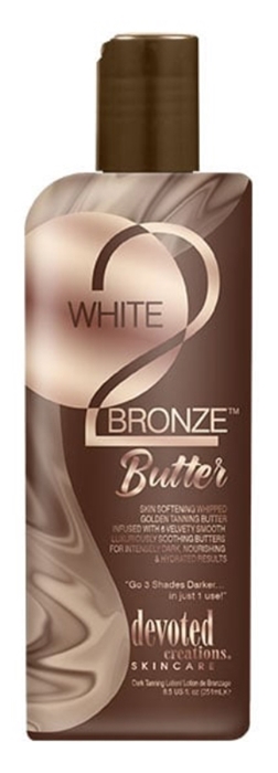 WHITE 2 BRONZE BUTTER BRONZER - Btl - Tanning Lotion By Devoted Creations