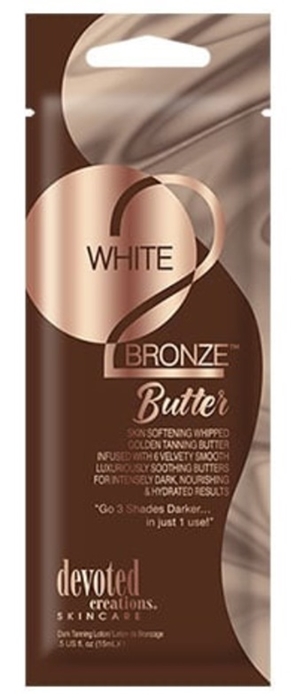 WHITE 2 BLACK BRONZE - Pkt - Tanning Lotion By Devoted Creations