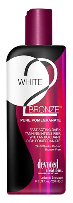 WHITE 2 BLACK BRONZE POMEGRANATE - Btl - Tanning Lotion By Devoted Creations