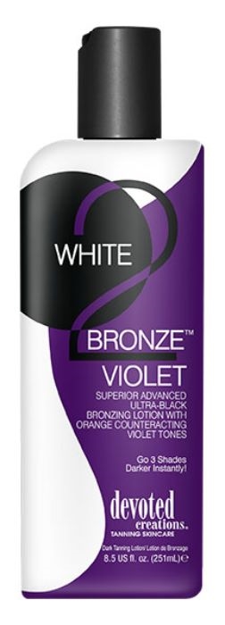 WHITE 2 BLACK BRONZE VIOLET - Btl - Tanning Lotion By Devoted Creations