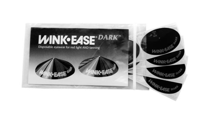 WINK-EASE - DARK Red Light Therapy Disposable Eyewear - 50pk