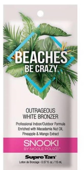 Snooki Beaches Be Crazy White Bronzer - Pkt - Tanning Lotion By Supre