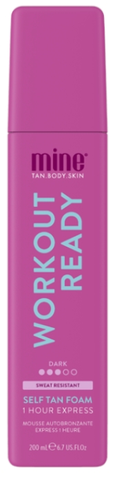 Workout Ready Self Tan Foam By Minetan - Bottle