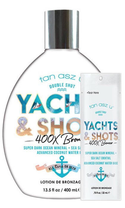 Double Shot Yachts & Shots Bronzer - Buy 1 Btl Get 2 Pkts FREE - Tan Incorporated