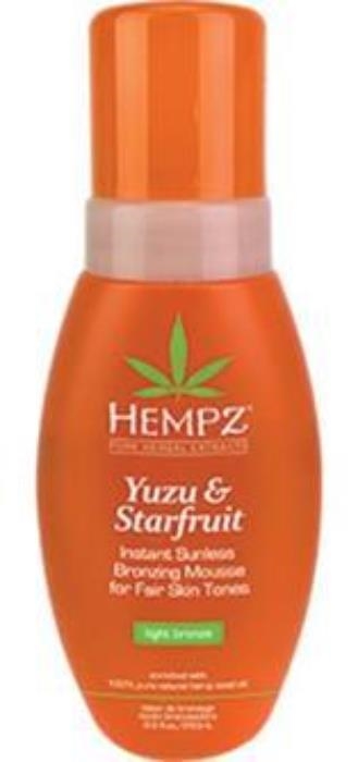 YUZU & STARFRUIT SELF TANNING MOUSSE FAIR - Btl - Hempz Skin Care By Supre