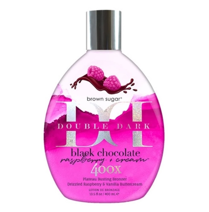Double Dark Chocolate Raspberry Cream Bronzer - Tan Inc Tanning Lotion - Btl 13.5oz