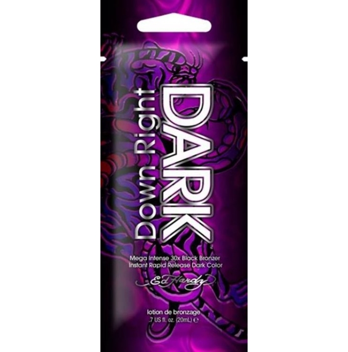 Down Right Dark - Ed Hardy Tanning Lotion - Packet