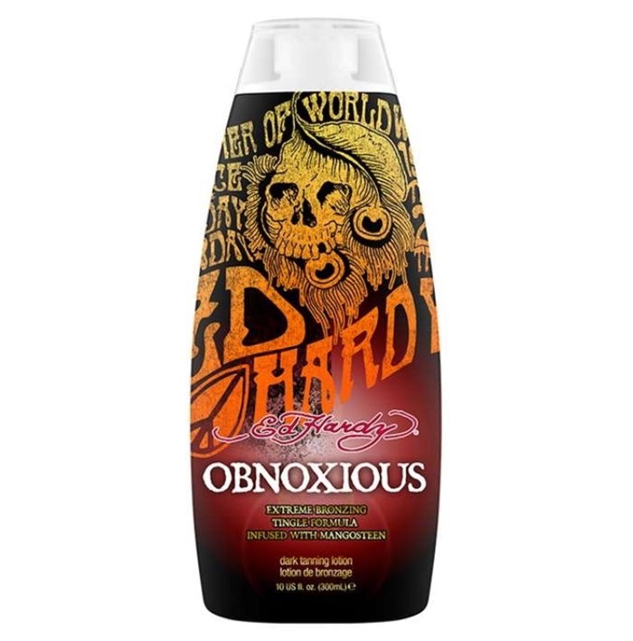 Obnoxious Tingle Bronzer - Ed Hardy Tanning Lotion - Bottle