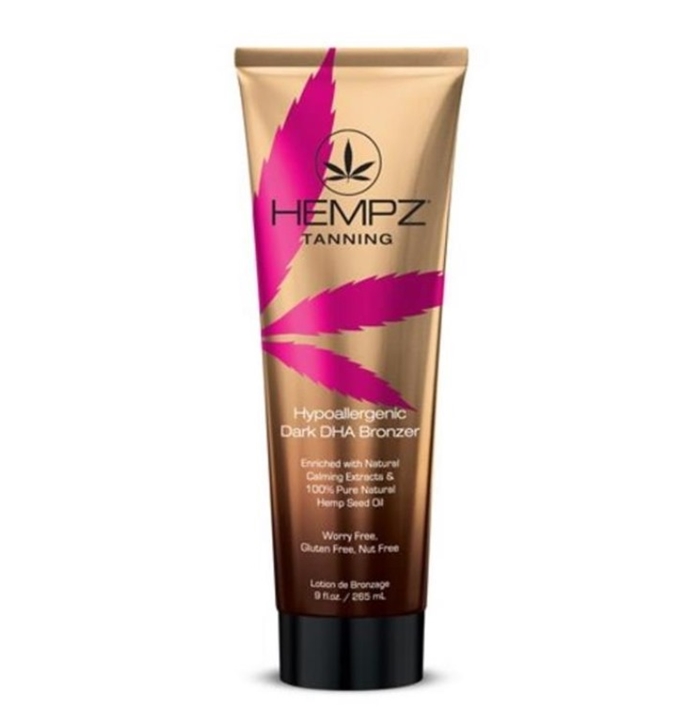 Hypoallergenic Dark DHA Bronzer Bottle - Hempz Tanning Lotion