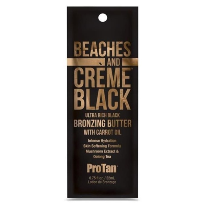 Beaches & Creme Black Bronzer - ProTan Tanning Lotion - Packet