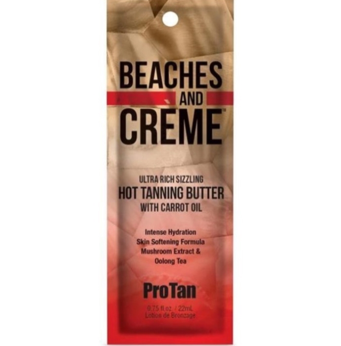 Beaches & Creme Sizzling Tingle - ProTan Tanning Lotion - Packet - Supre