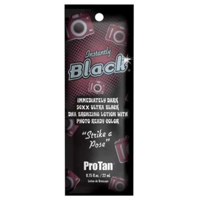 Instantly Black 50XX DHA Bronzing - ProTan Tanning Lotion - Packet