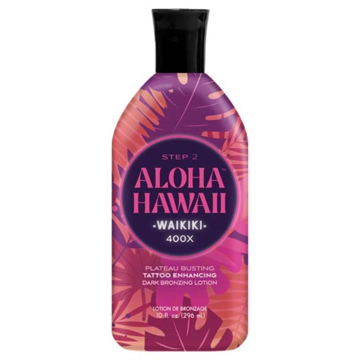 Aloha Hawaii Waikiki Island Dark Bronzer - Tan Inc Tanning Lotion - Bottle 10oz