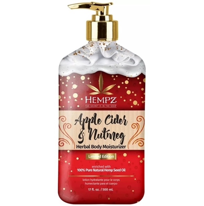 APPLE CIDER & NUTMEG MOISTURIZER - Hempz Skin Care - Bottle