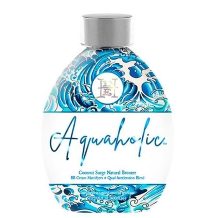 Aquaholic Natural Bronzer - Ed Hardy Tanning Lotion - Bottle
