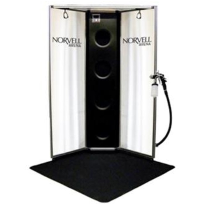 Norvell Arena All-in-One System Spray Tan Equipment Mirrored Surround