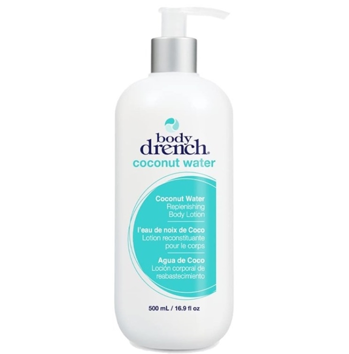 COCONUT WATER Moisturizer - Body Drench Skin Care - Bottle