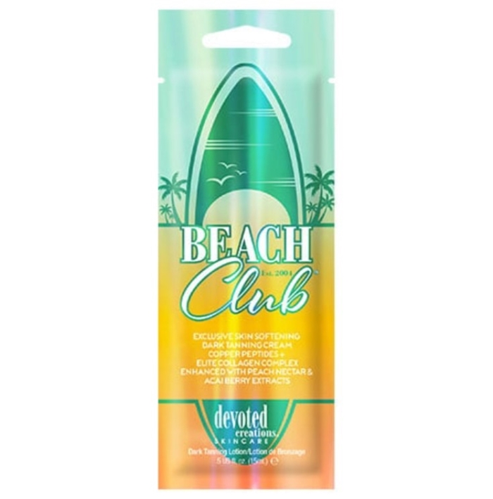 Beach Club Accelerator - Devoted Creations Tanning Lotion - Packet