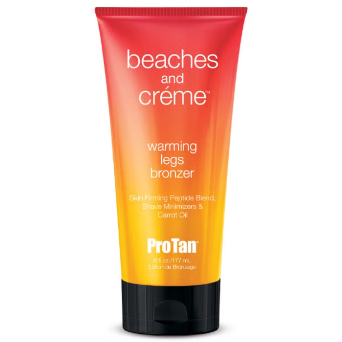 ProTan Beaches & Creme Warming Legs Bronzer Tanning Lotion - Bottle