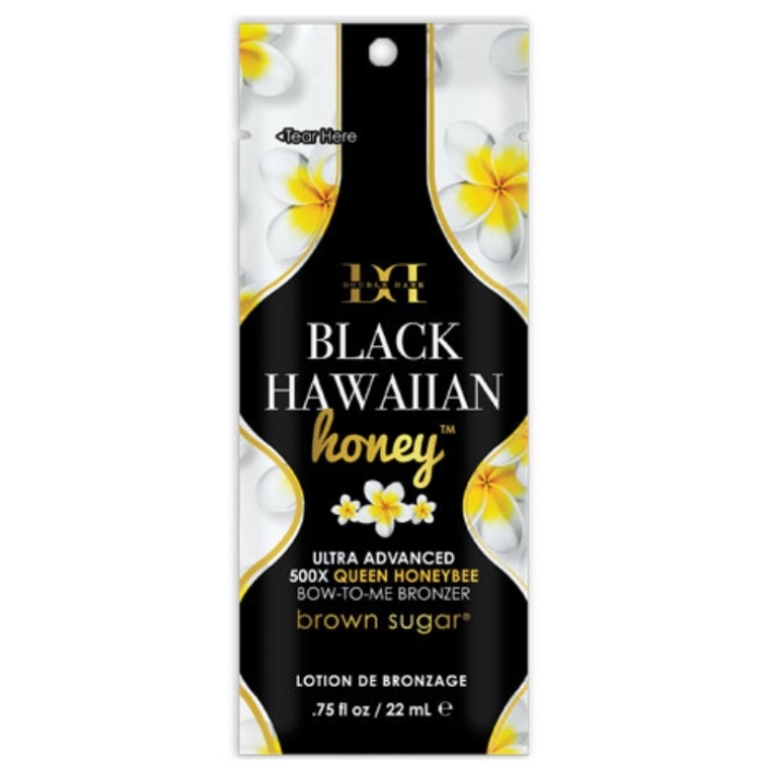 Black Hawaiian Honey Double Dark Bronzer - Tan Inc Tanning Lotion - Packet