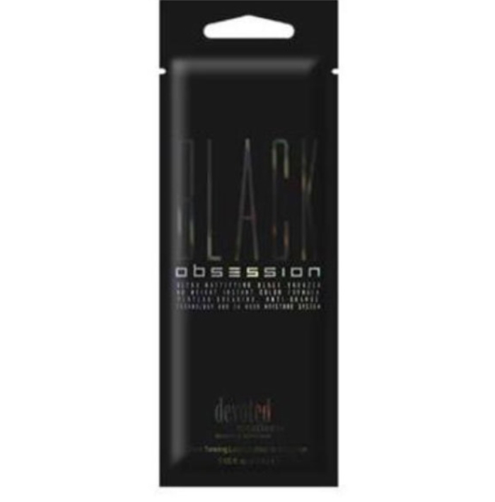 Black Obsession Bronzer - Devoted Creations Tanning Lotion - Packet