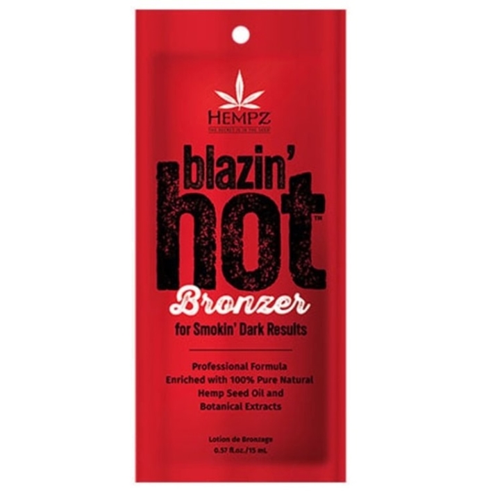 Blazin Hot Tingle Bronzer - Hempz Tanning Lotion - Packet