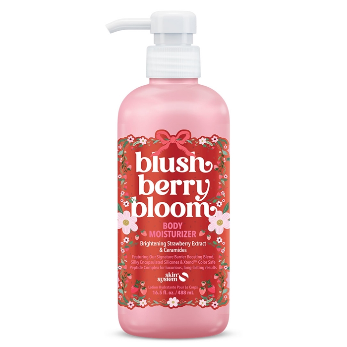 Skin System Berry Blush Bloom Body Wash - Bottle 8.5oz
