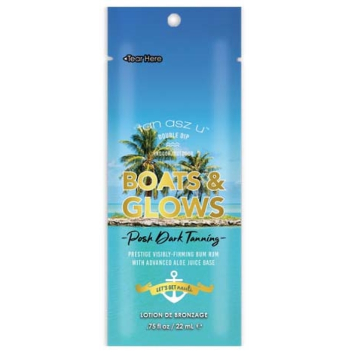Boats and Glow Bronzer - Tan Inc Tanning Lotion - Packet