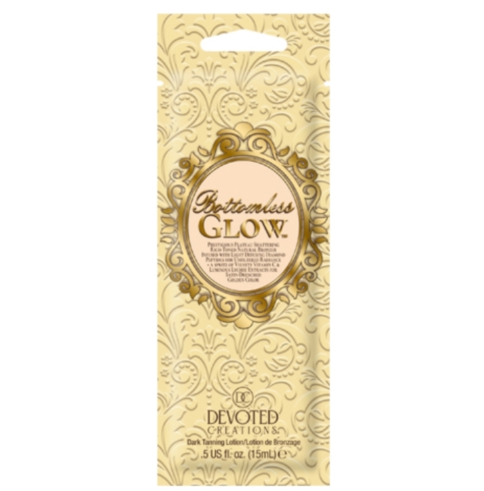 Bottomless Glow Bronzer - Devoted Creations Tanning Lotion - Packet